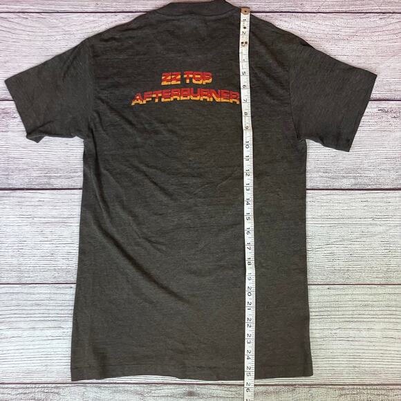 Vintage 1986 ZZ Top "Afterburner" Tour T-shirt - Picture 7 of 11